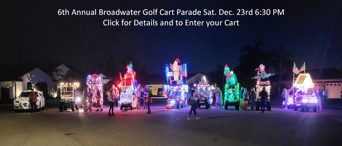 6th Annual Holiday Golf Cart Parade